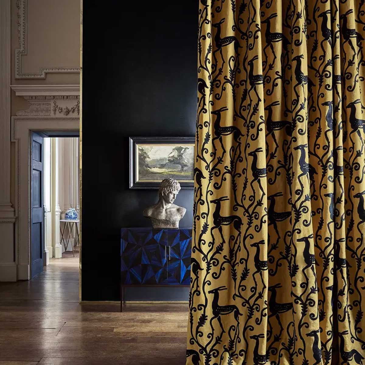 Deco Deer Fabric - Zoffany