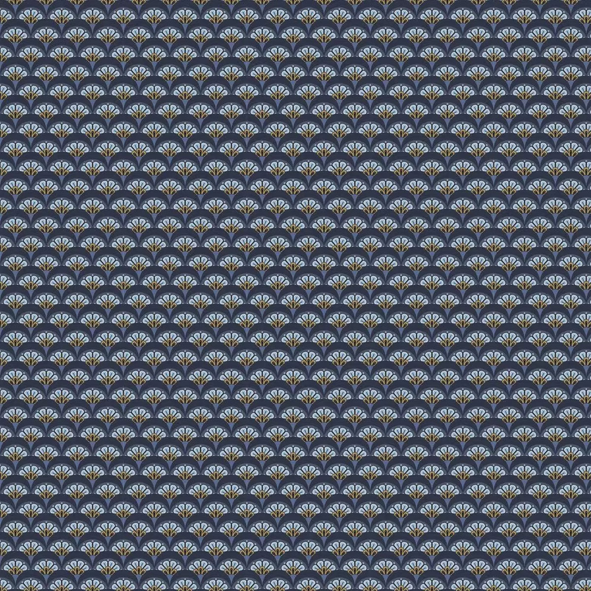 Deco Scallop Wallpaper - Liberty