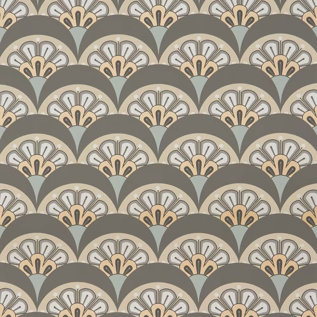 Deco Scallop Wallpaper - Liberty