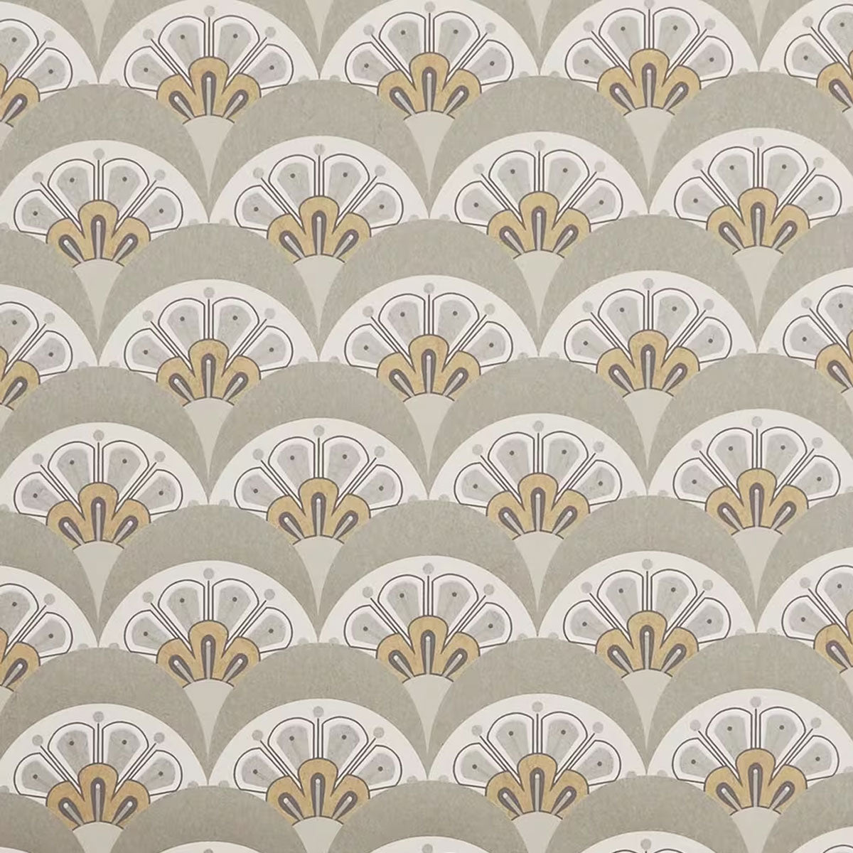 Deco Scallop Wallpaper - Liberty