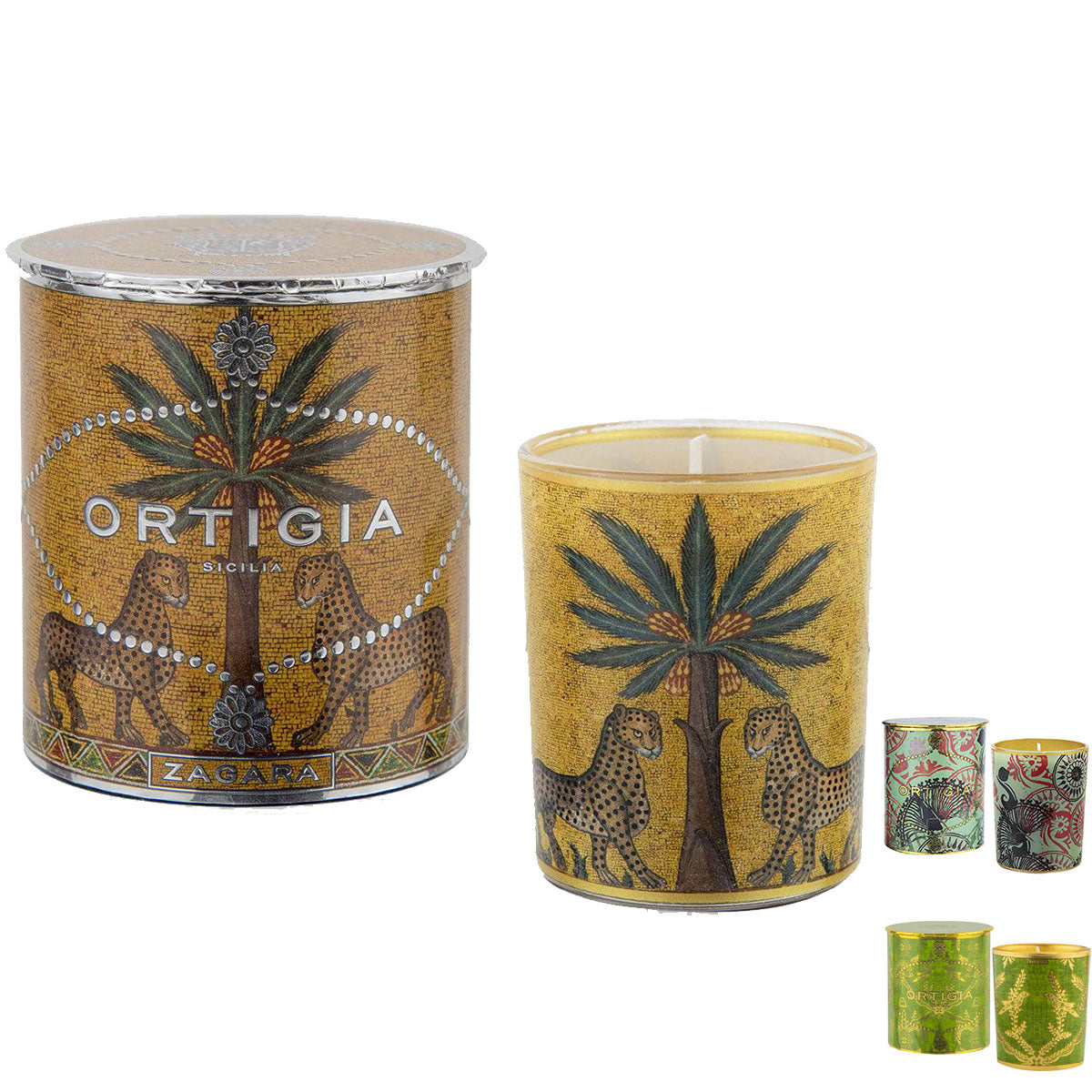 Decorated Candle - Ortigia