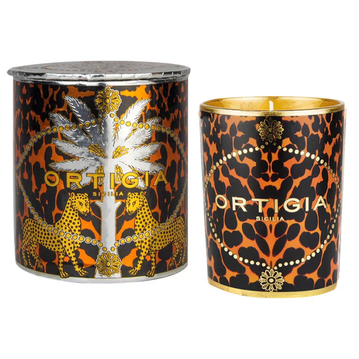 Decorated Candle - Ortigia