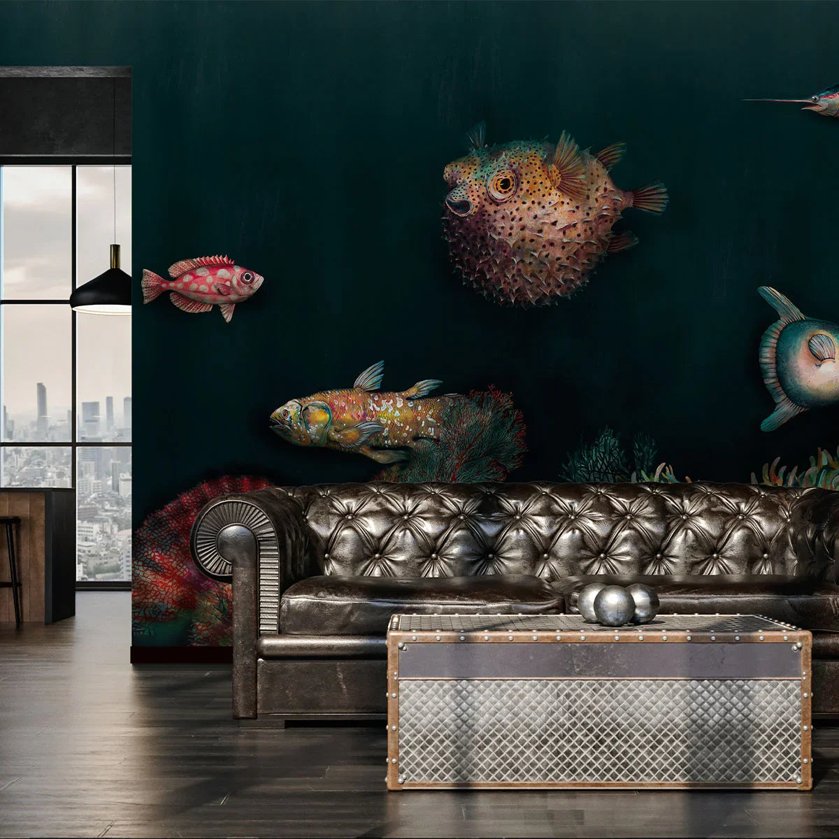 Deep Ocean Mural Wallpaper - Coordonne
