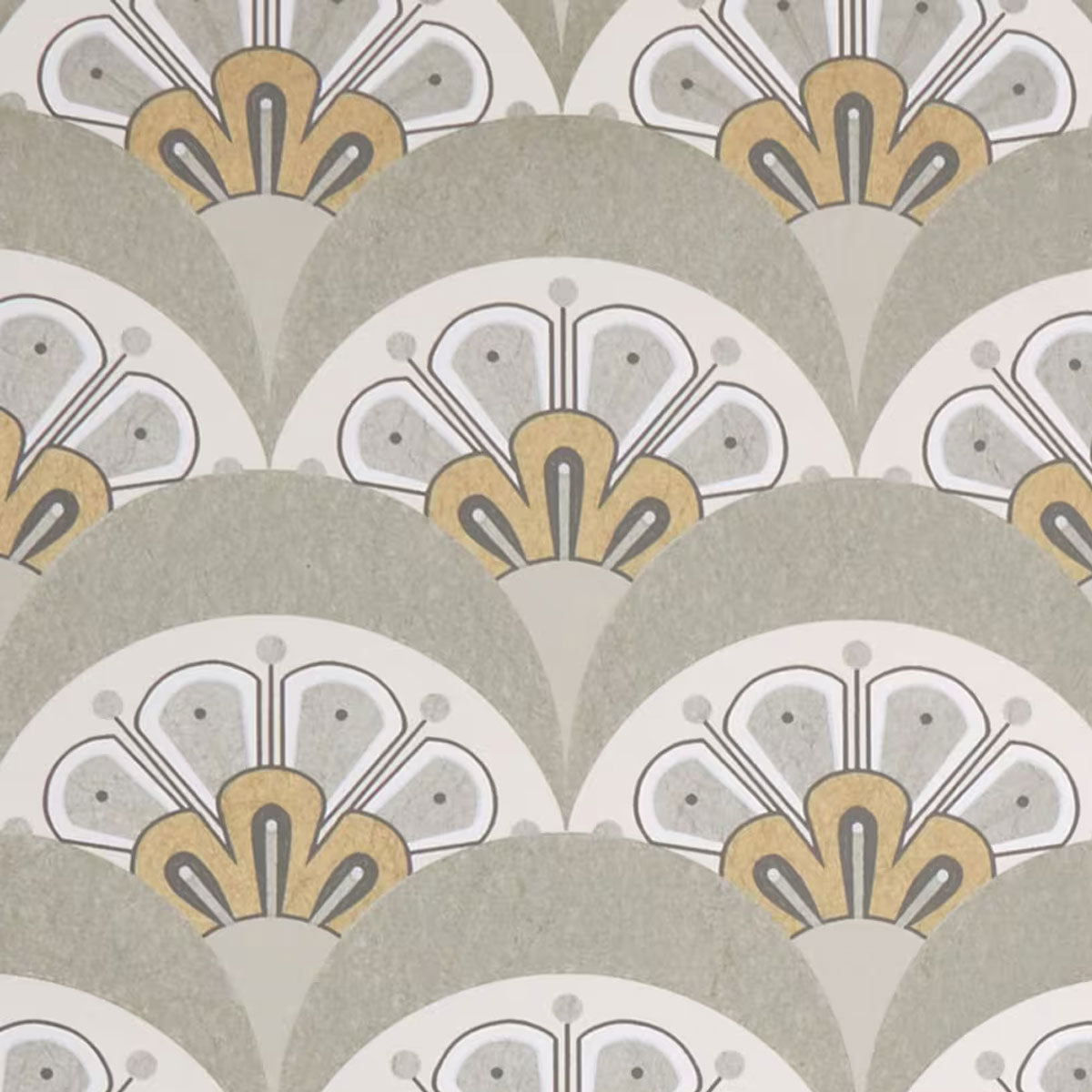 Deco Scallop Wallpaper - Liberty
