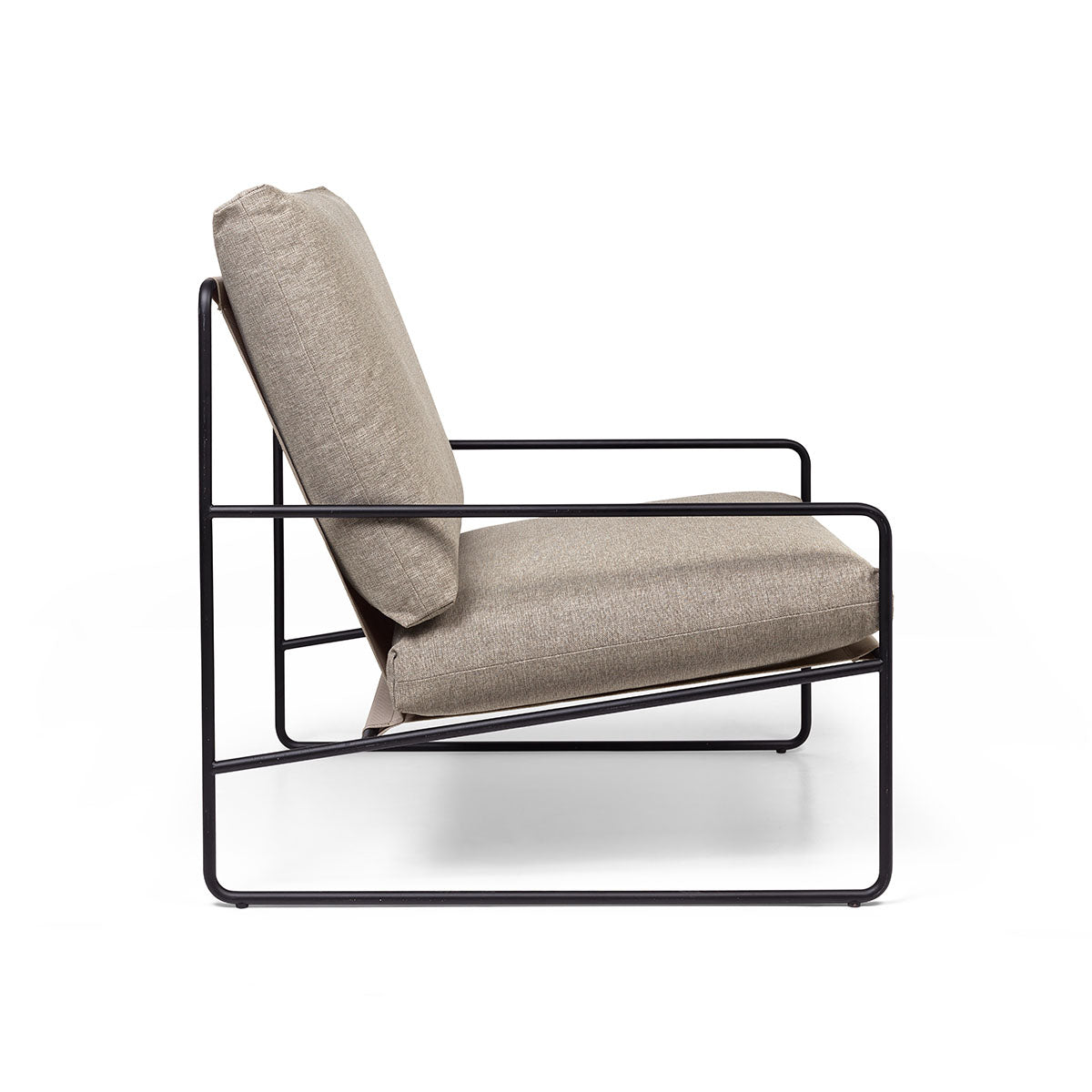 Desert 1-seater Dolce Black/Dark Sand - ferm LIVING