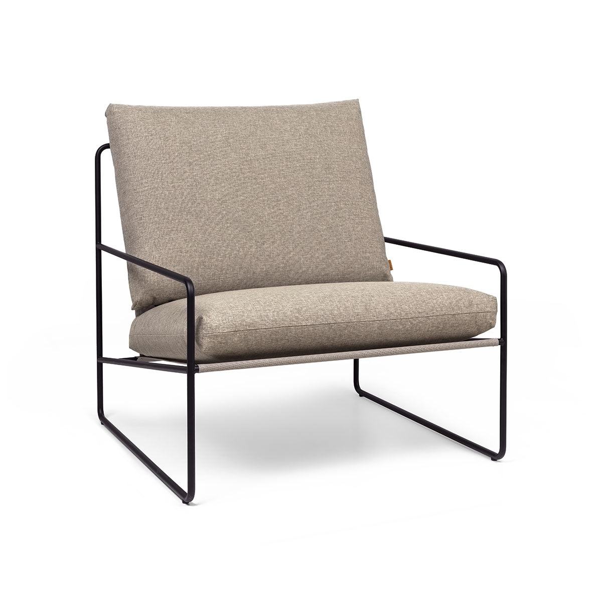 Desert 1-seater Dolce Black/Dark Sand - ferm LIVING