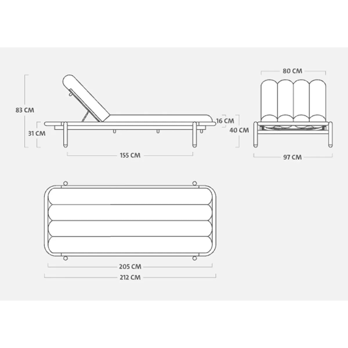 Sunbun Daybed - Fatboy