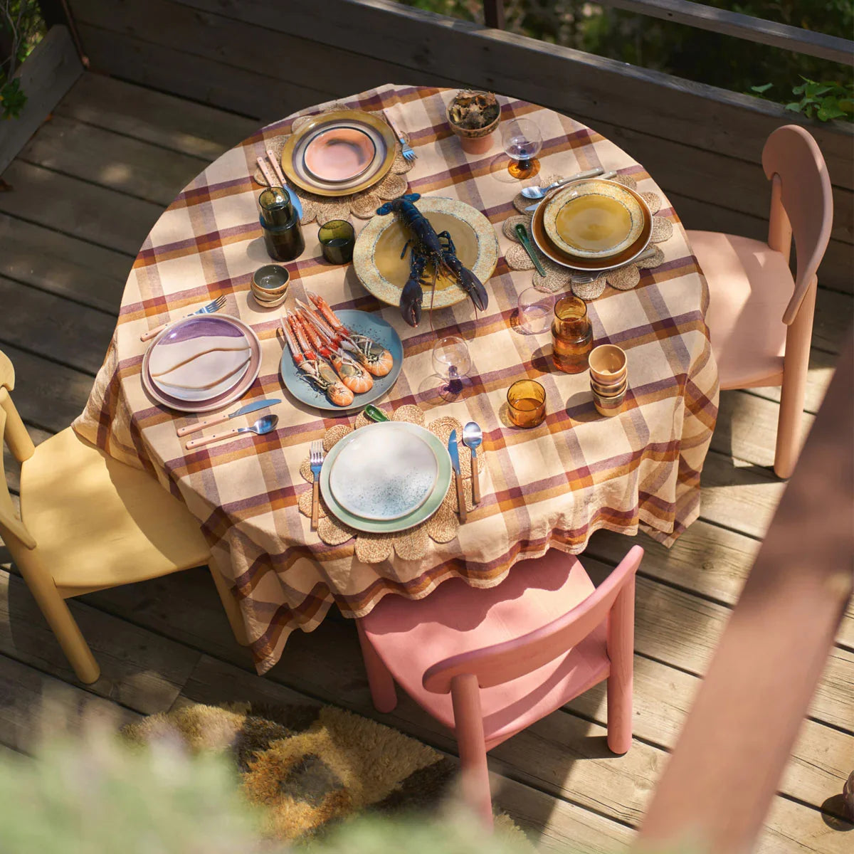 70s Ceramics Plates - HKLIVING