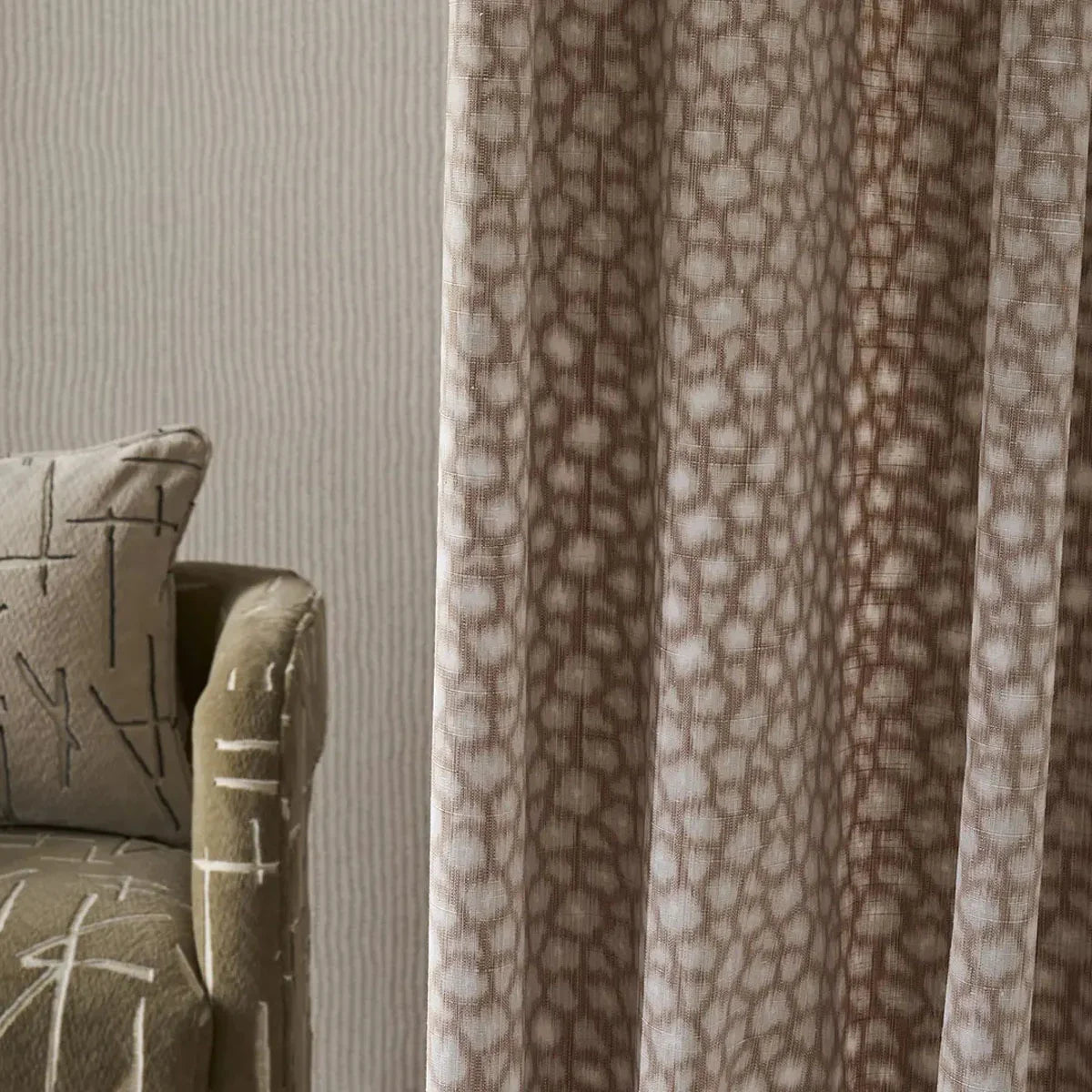 Dolmens Velvet Fabric - Harlequin