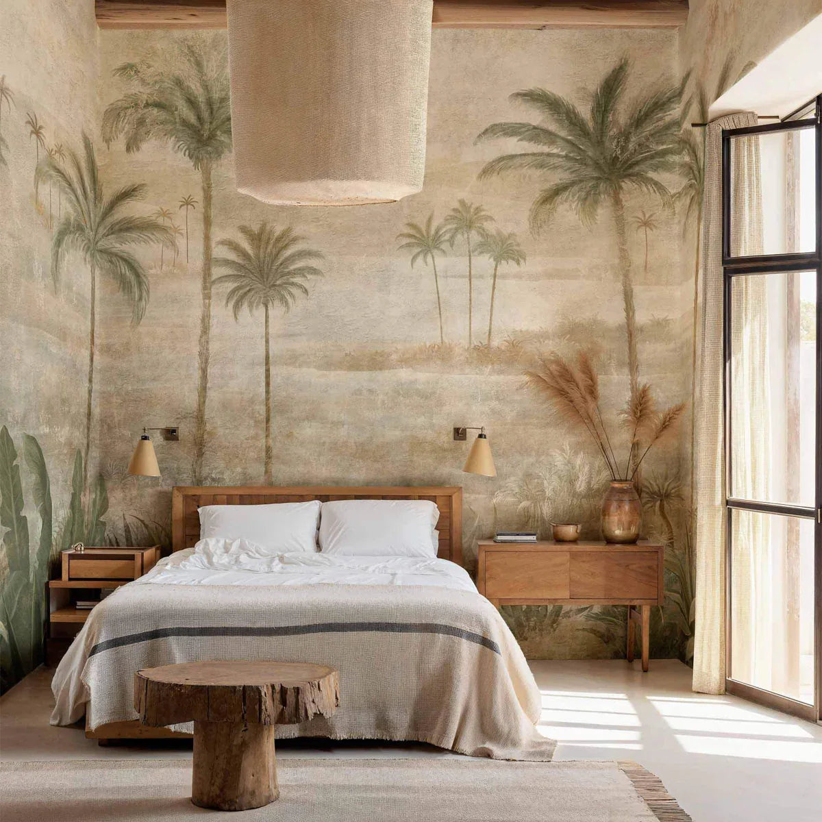 Draa Palms Mural Wallpaper - Coordonne