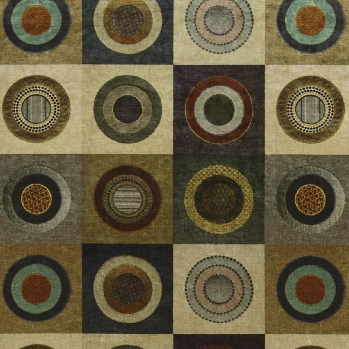 Dress Circle Velvet Fabric - Mulberry Home