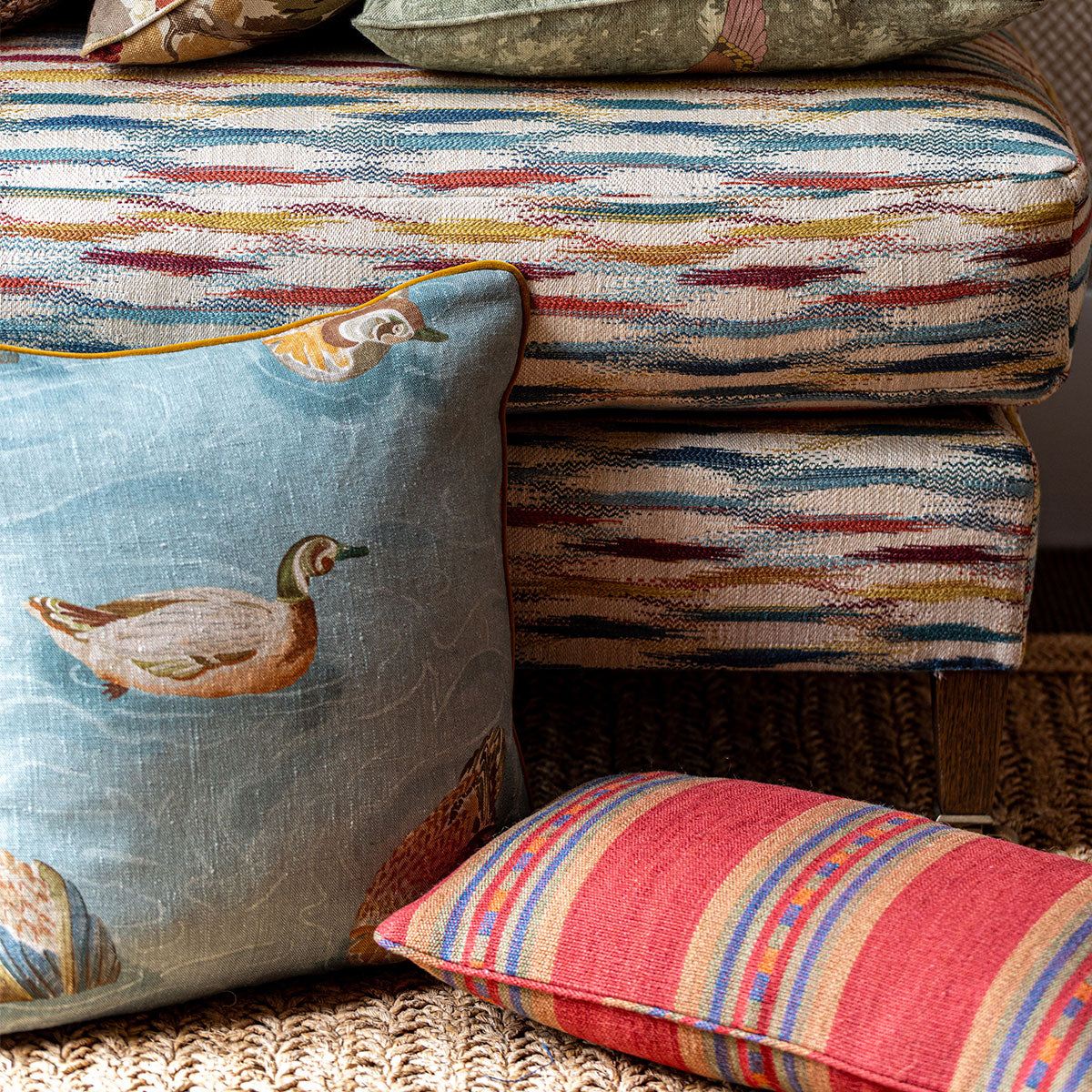 Duck Pond Fabric - Mulberry Home