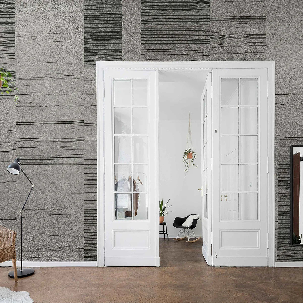 Earth Layers Metallics Mural Wallpaper - Coordonne