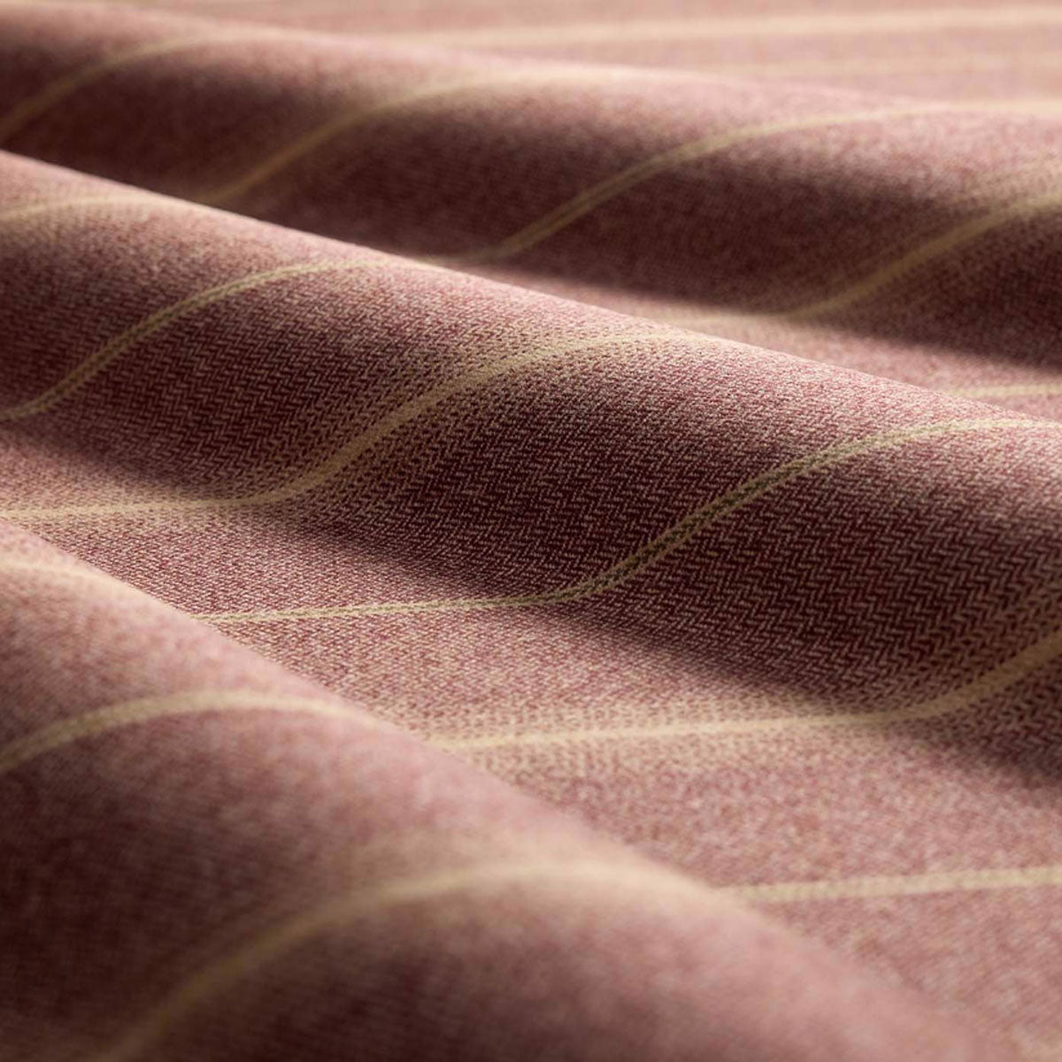 Sanderson Eldridge Herringbone fabric – Madder (3)