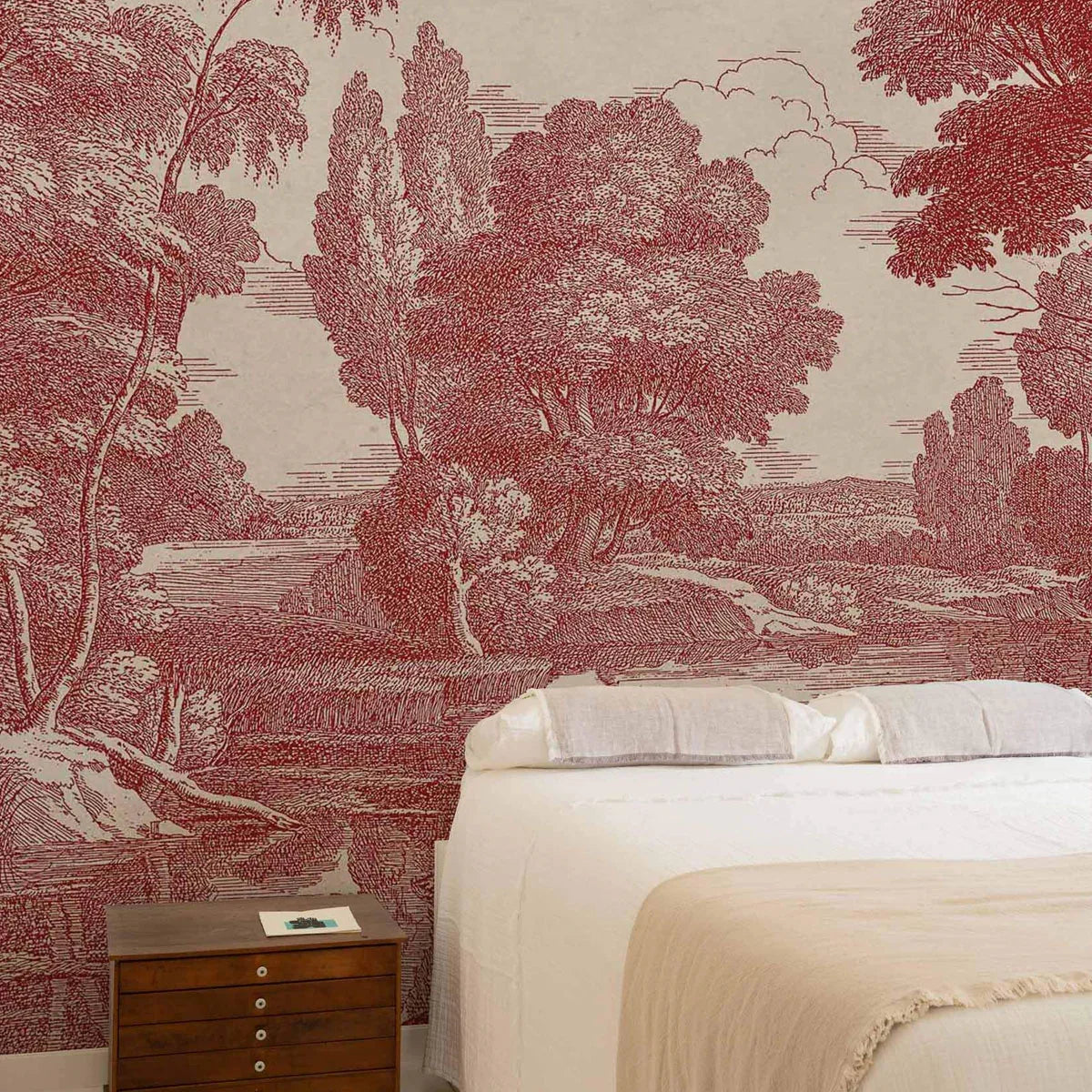 Engraving Mural Wallpaper - Coordonne