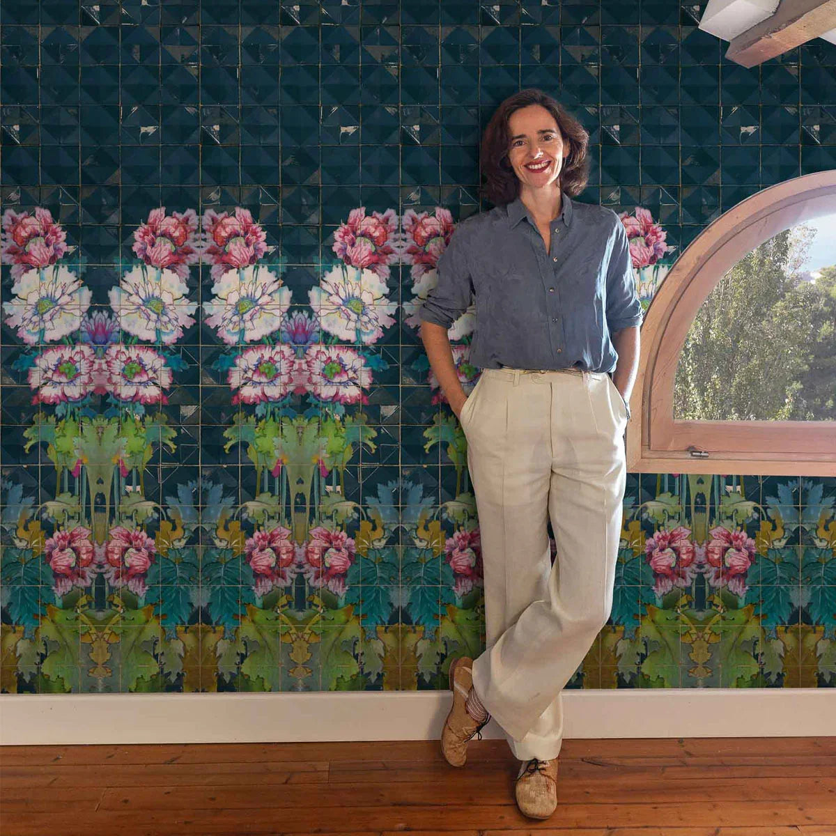 Espejismo Modernista Mural Wallpaper - Coordonne