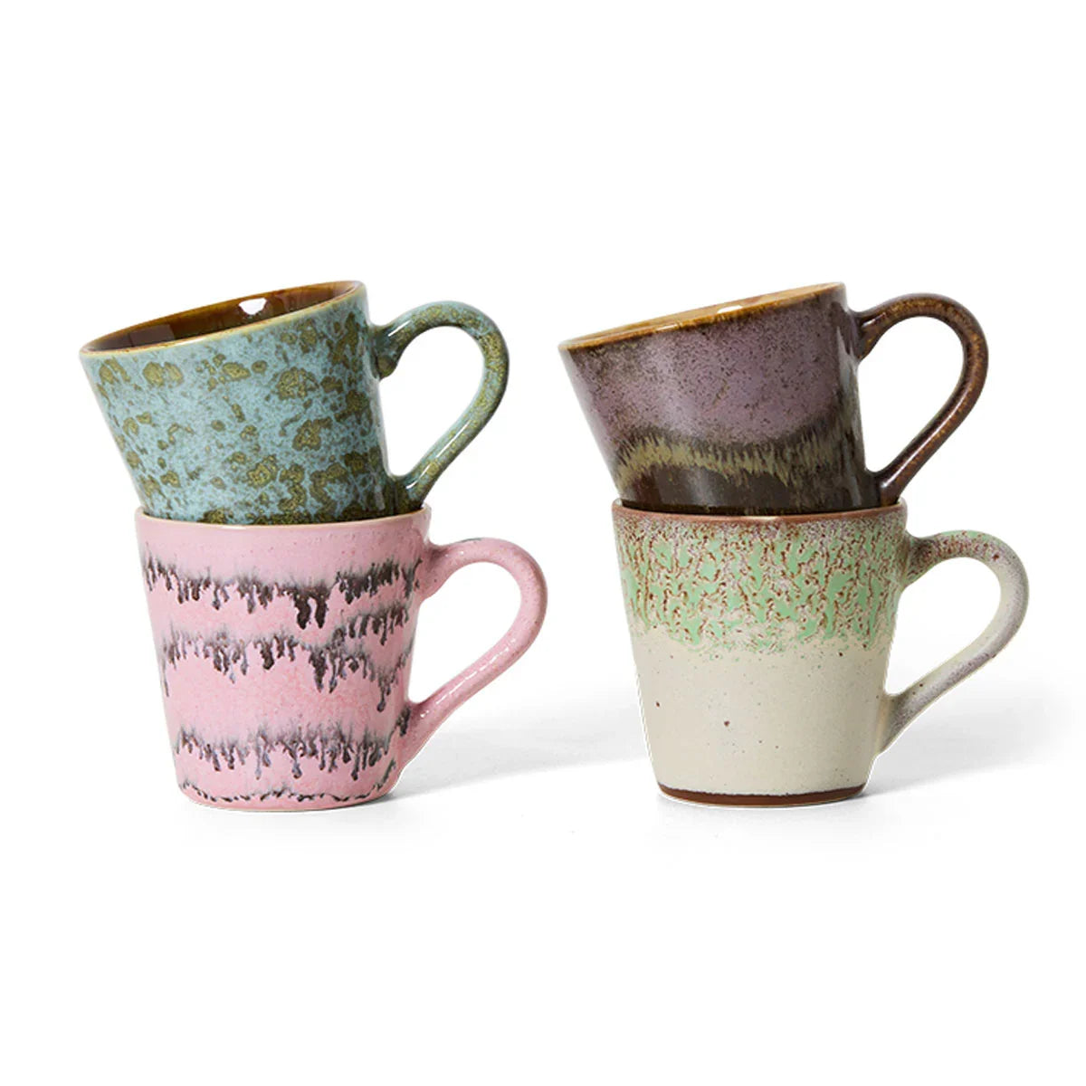 70s Ceramics Mugs - HKLIVING