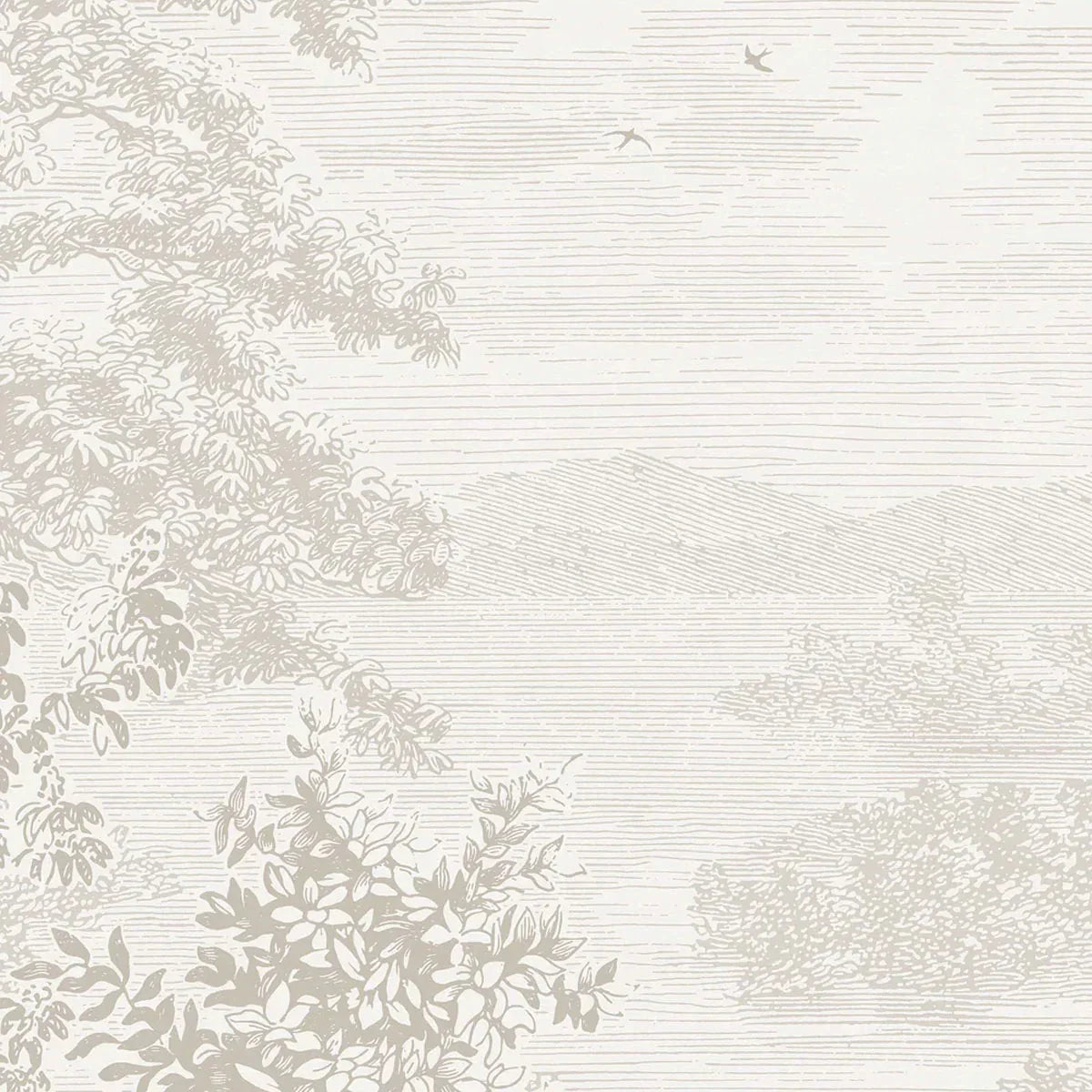 Etched Landscape Wallpaper - Borastapeter