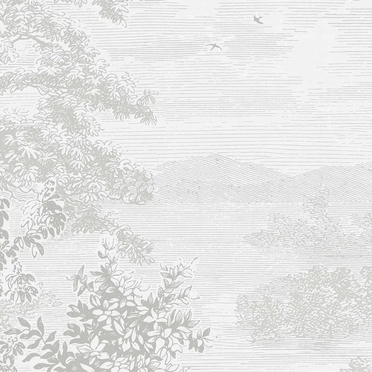 Etched Landscape Wallpaper - Borastapeter