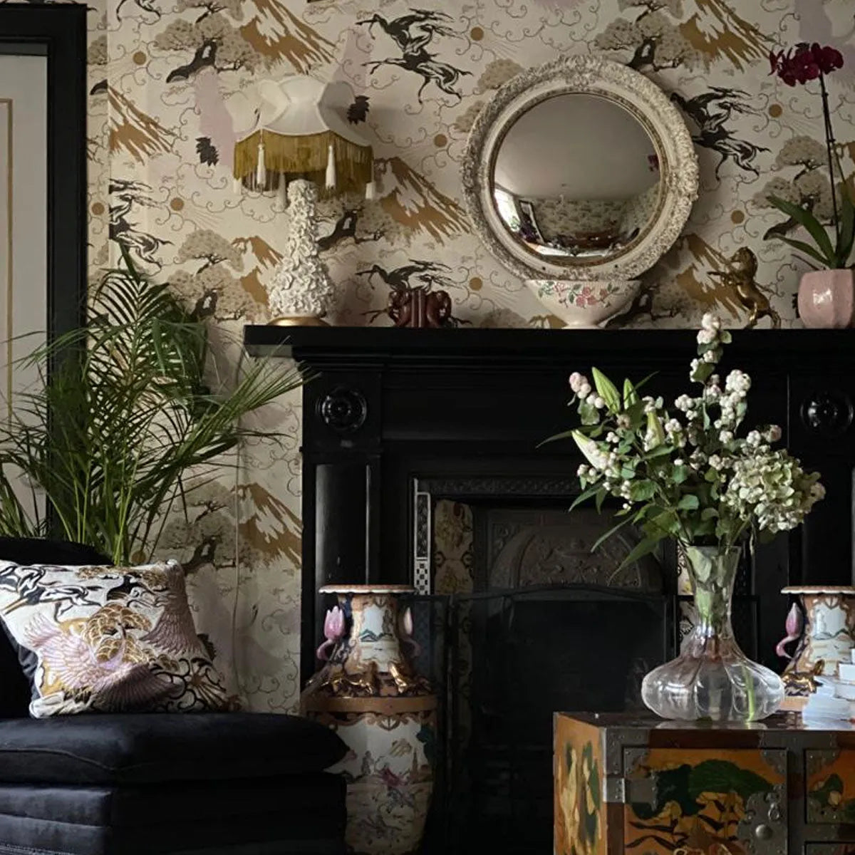 Eternal Toile Wallpaper - Wendy Morrison Design - Courthouse Interiors