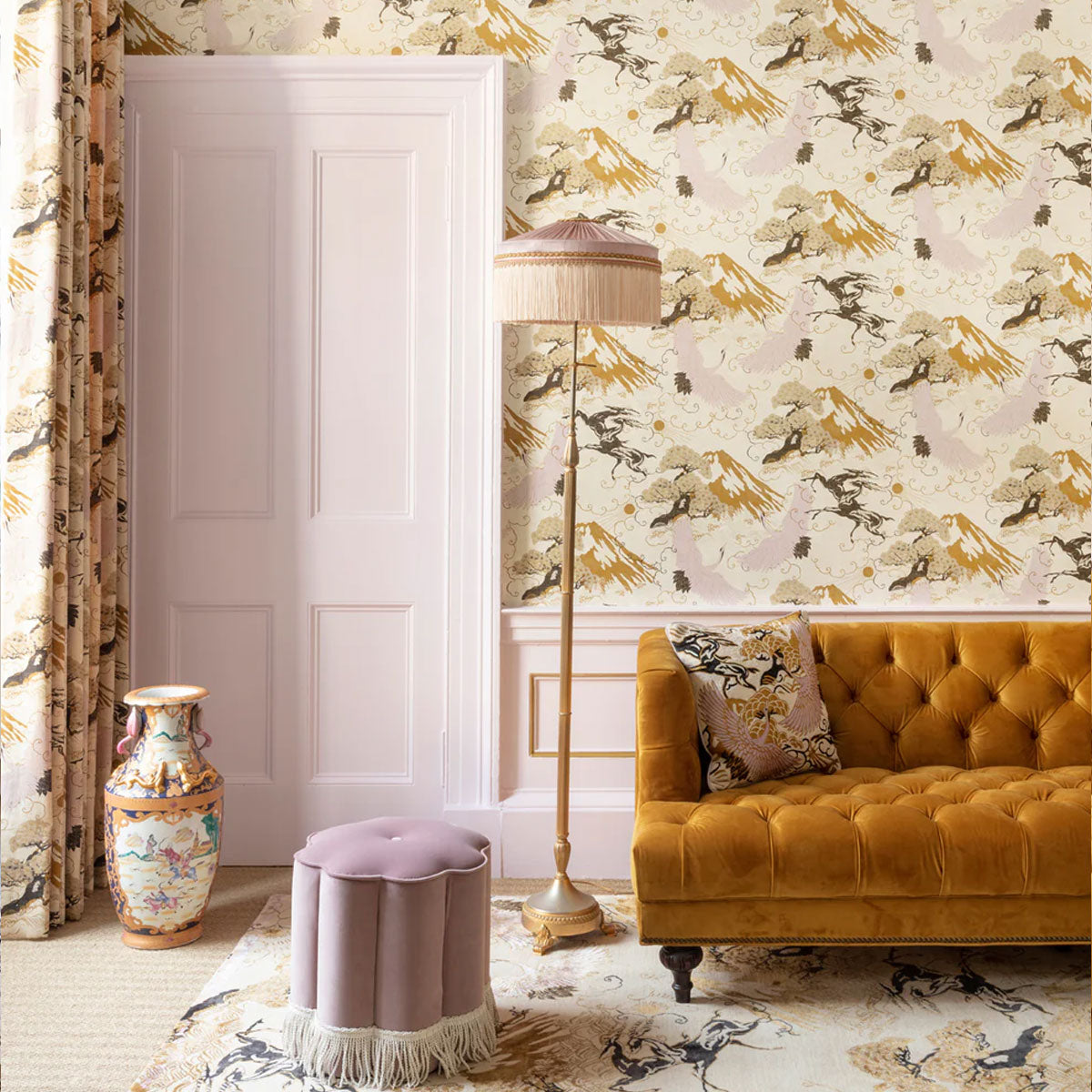 Eternal Toile Wallpaper - Wendy Morrison Design