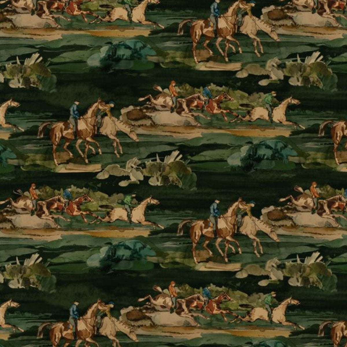 Mulberry Home Morning Gallop Velvet Fabric