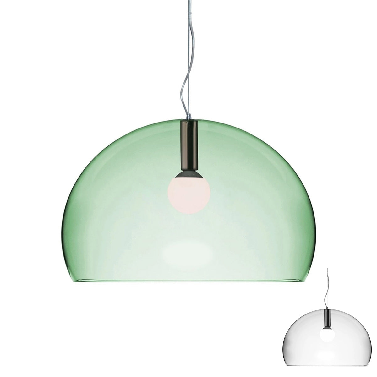 Big FL/Y Transparent Pendant Light - Kartell