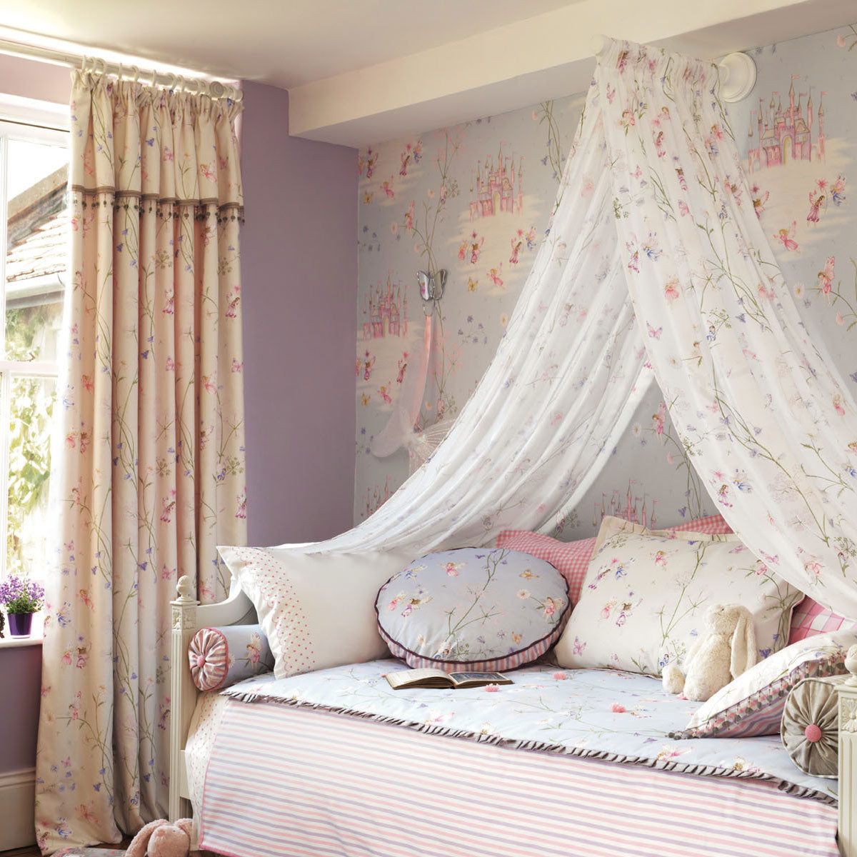 Fairyland Powder Blue Fabric - Sanderson