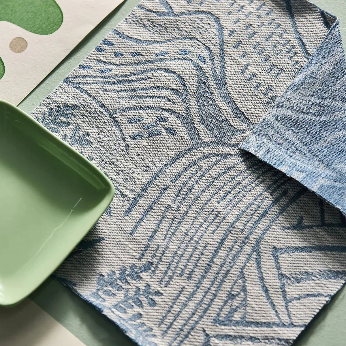 Falling Foss Weave Fabric - Scion