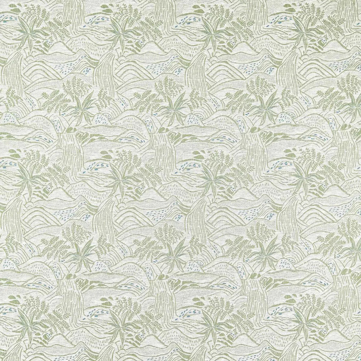 Falling Foss Weave Fabric - Scion