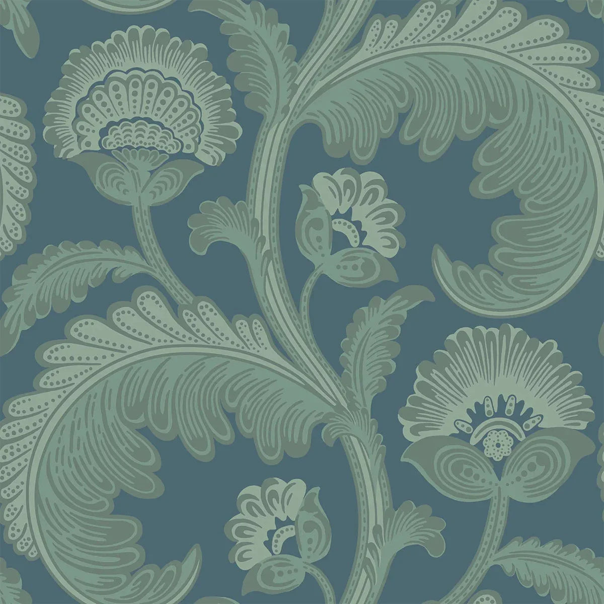 Fanfare Flock Wallpaper - Cole & Son