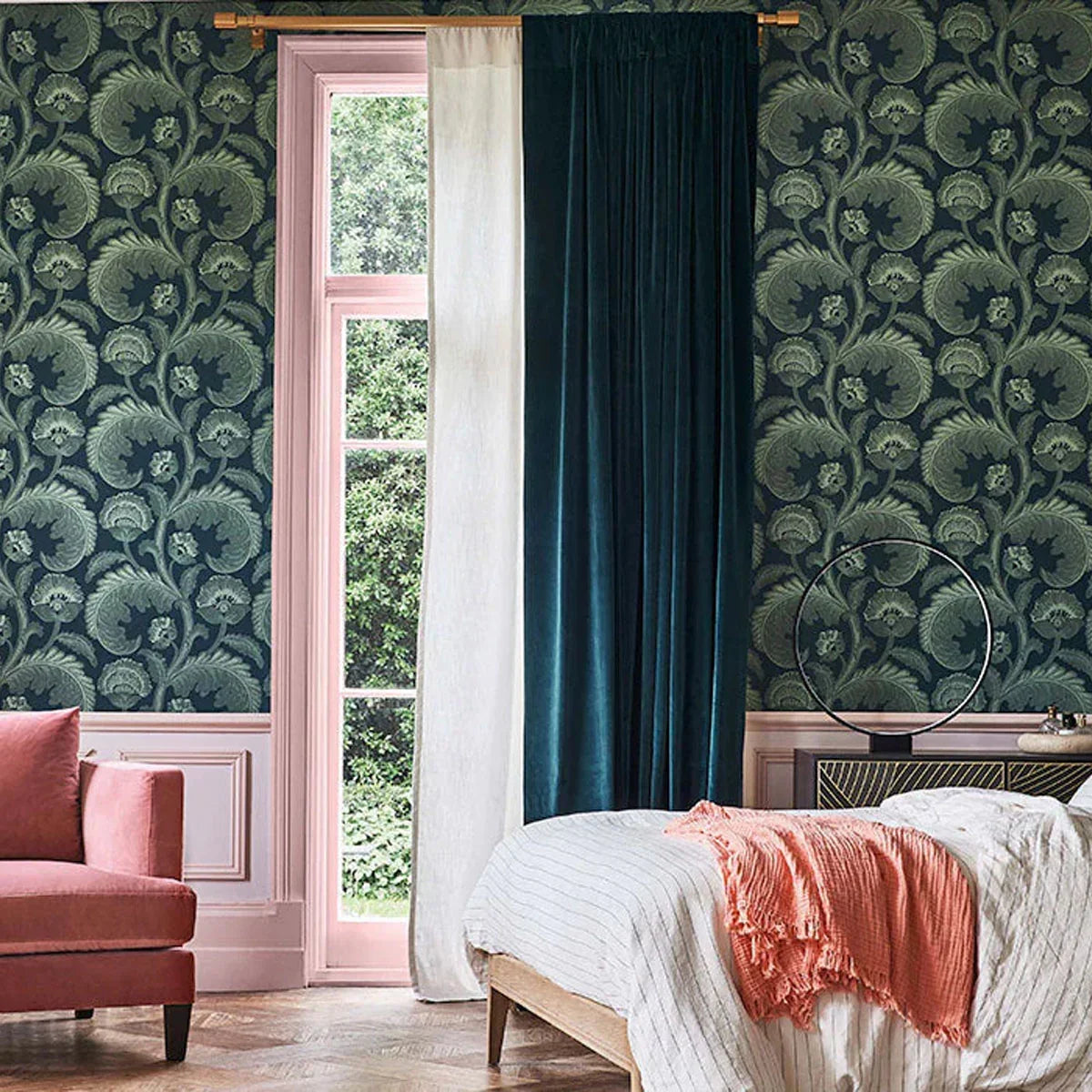 Fanfare Flock Wallpaper - Cole & Son