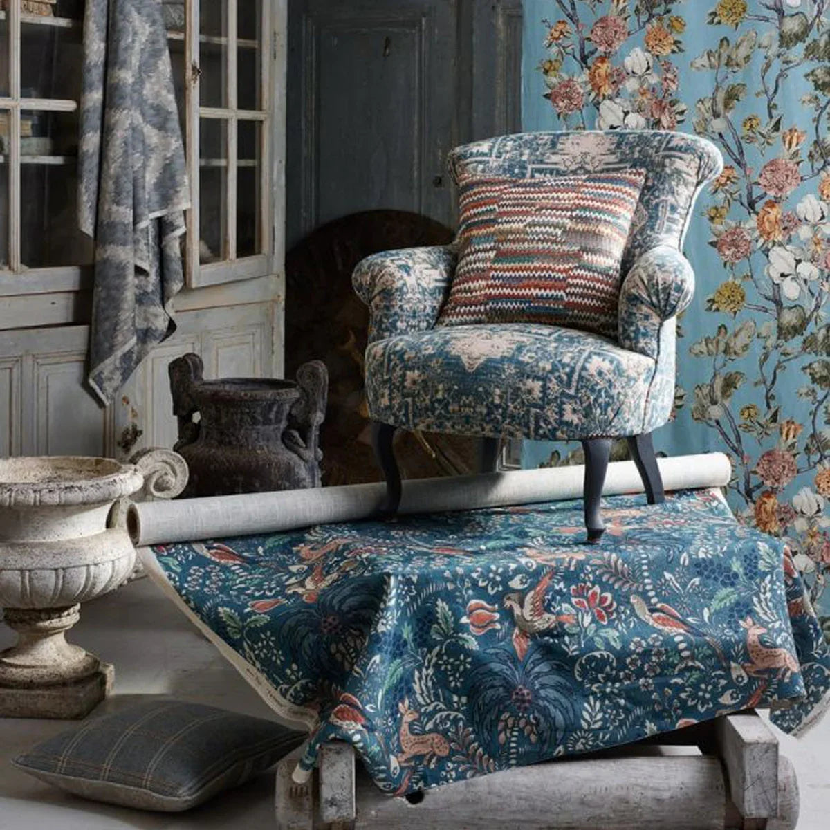 Fantasia Fabric - Mulberry Home