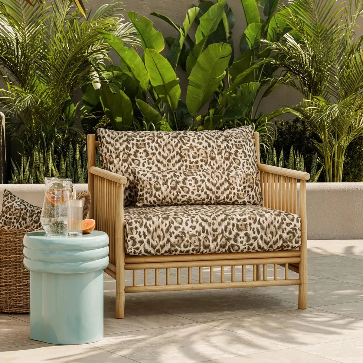 Felis Indoor Outdoor Fabric - Clarke & Clarke X Emma Shipley
