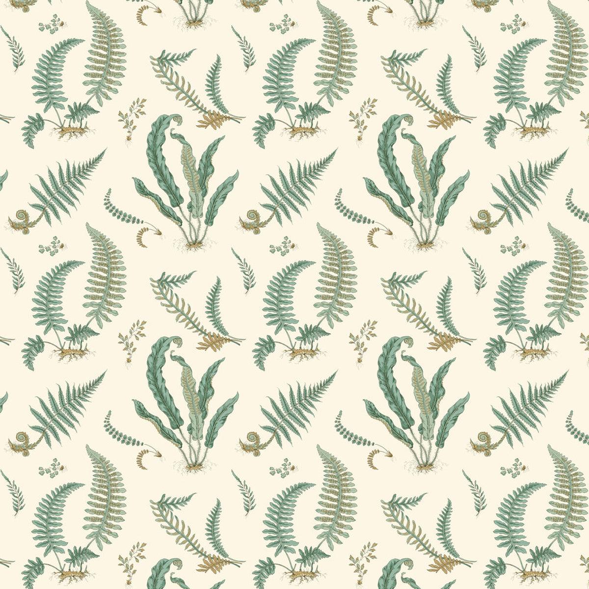 GP&amp;J Baker &#39;Ferns - Verdigris&#39; Wallpaper