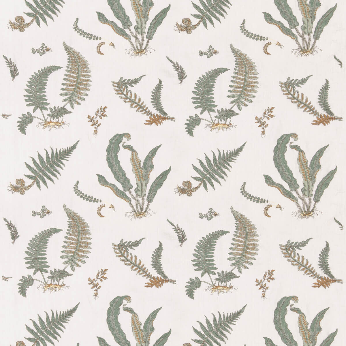 GP&amp;J Baker Ferns Embroidery Fabric