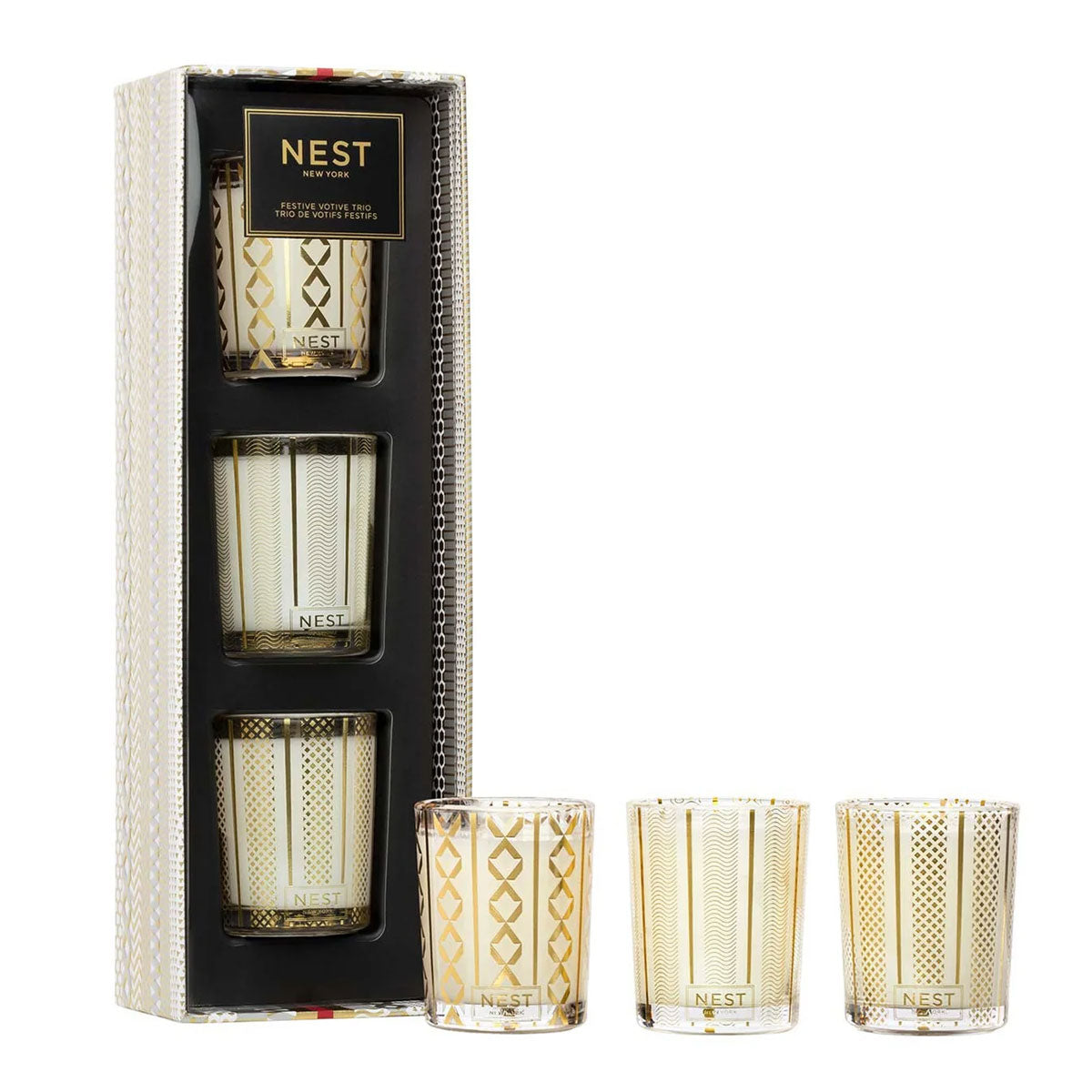 Festive Votive Candle Trio - NEST New York