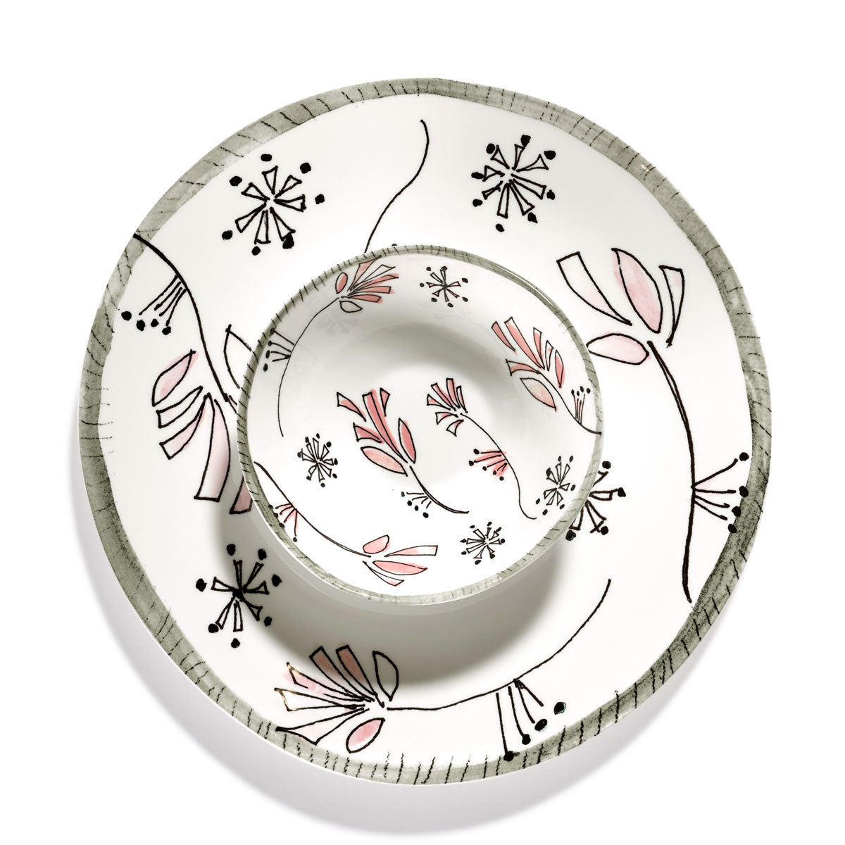 Marni X Serax Fiore Rosa Dinner Plate 28cm