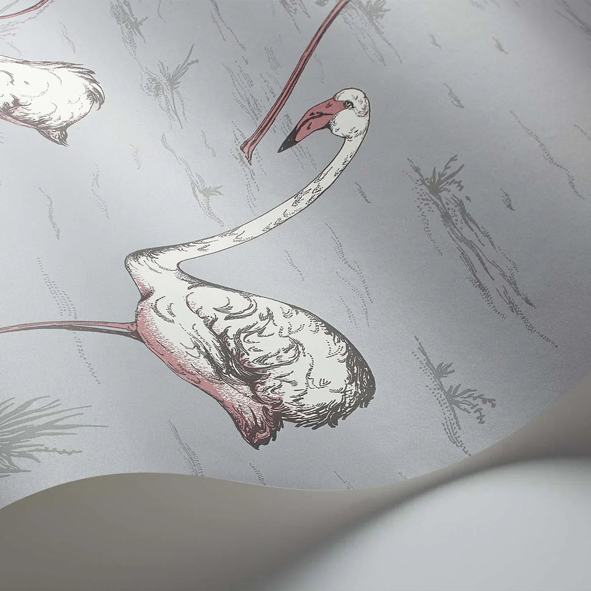 Flamingos Icons Wallpaper - Cole & Son