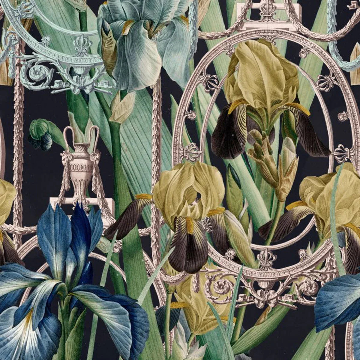 Fleurs D'Iris Wallpaper - Mind The Gap