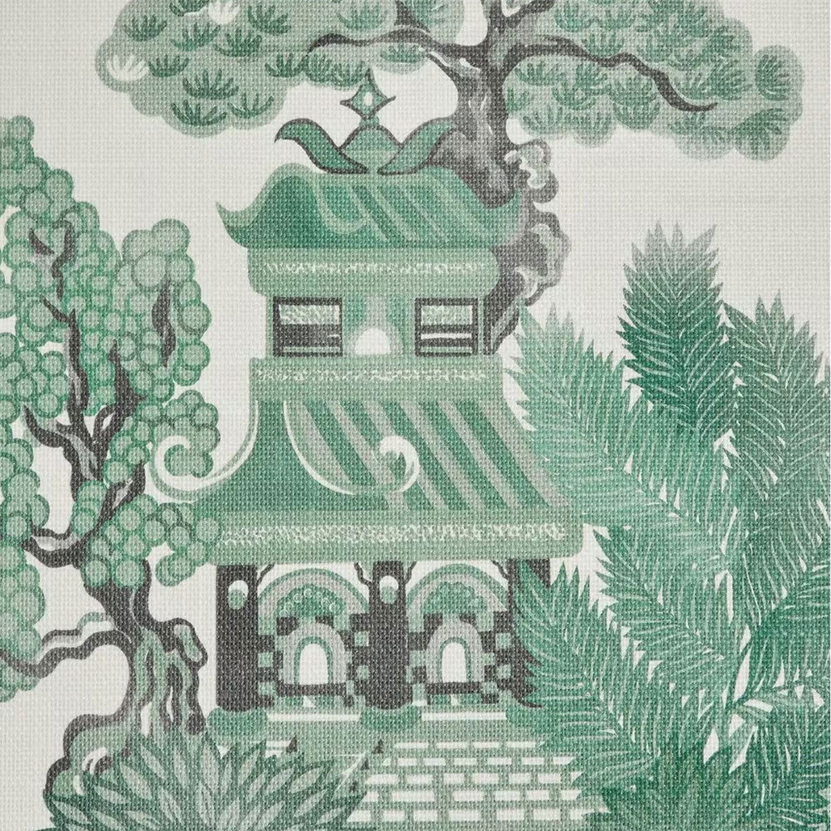 Floating Palace Linen Wallpaper - Liberty