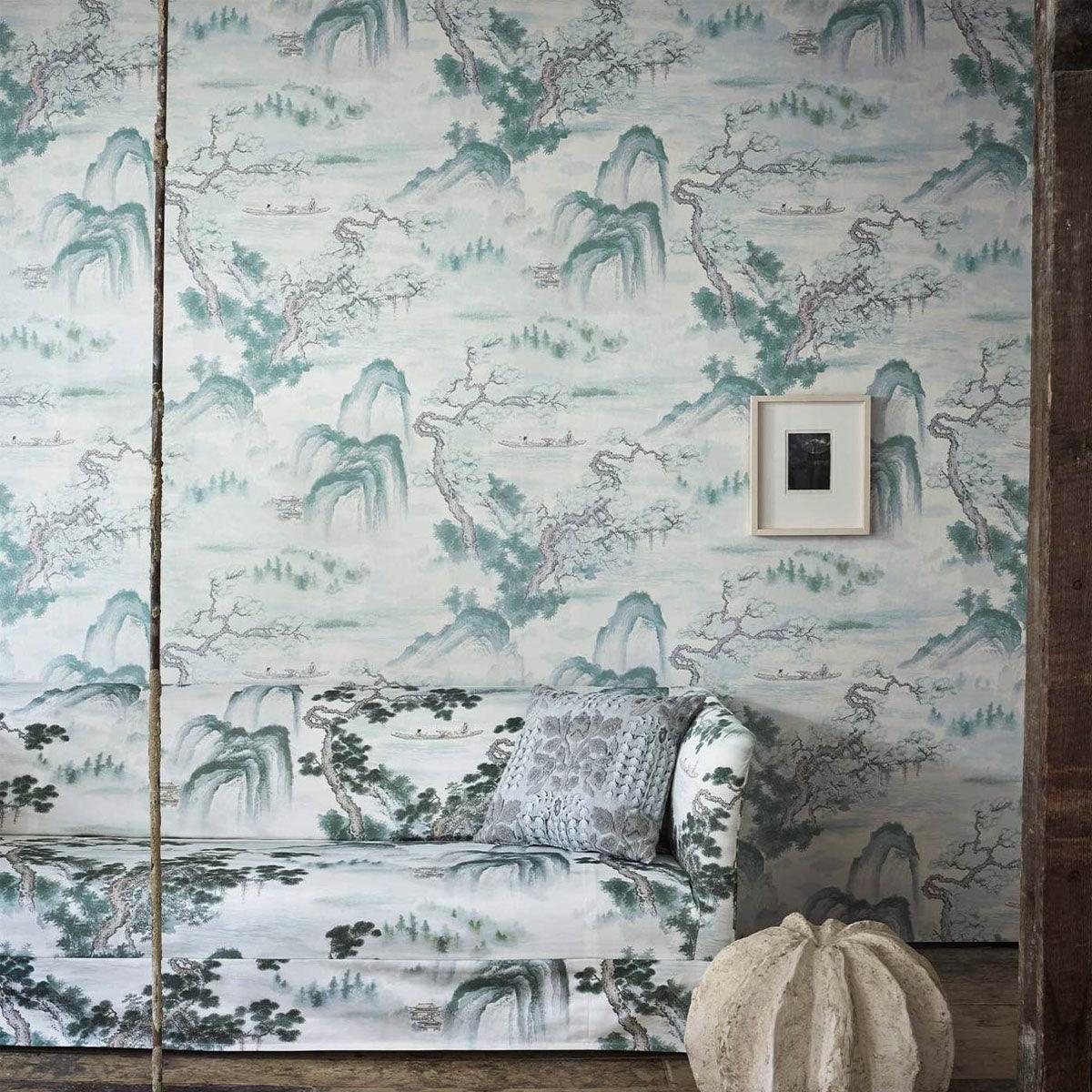 Zoffany -  Floating Mountains Wallpaper