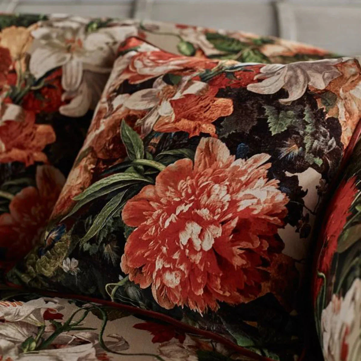 Floral Pompadour Fabric - Mulberry Home