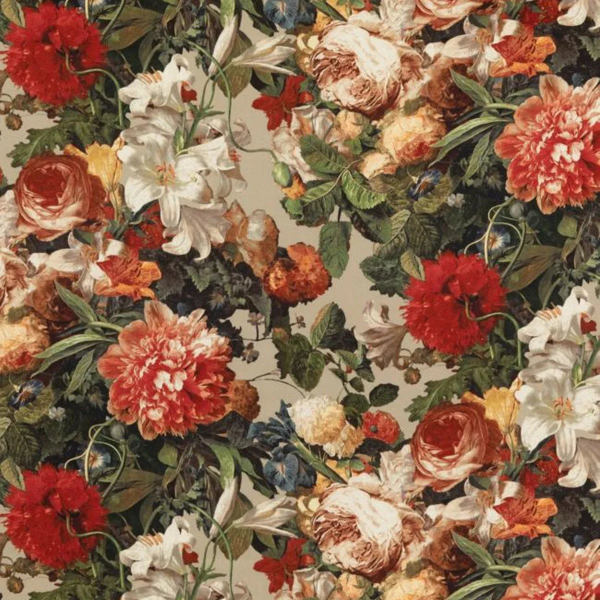 Floral Pompadour Fabric - Mulberry Home