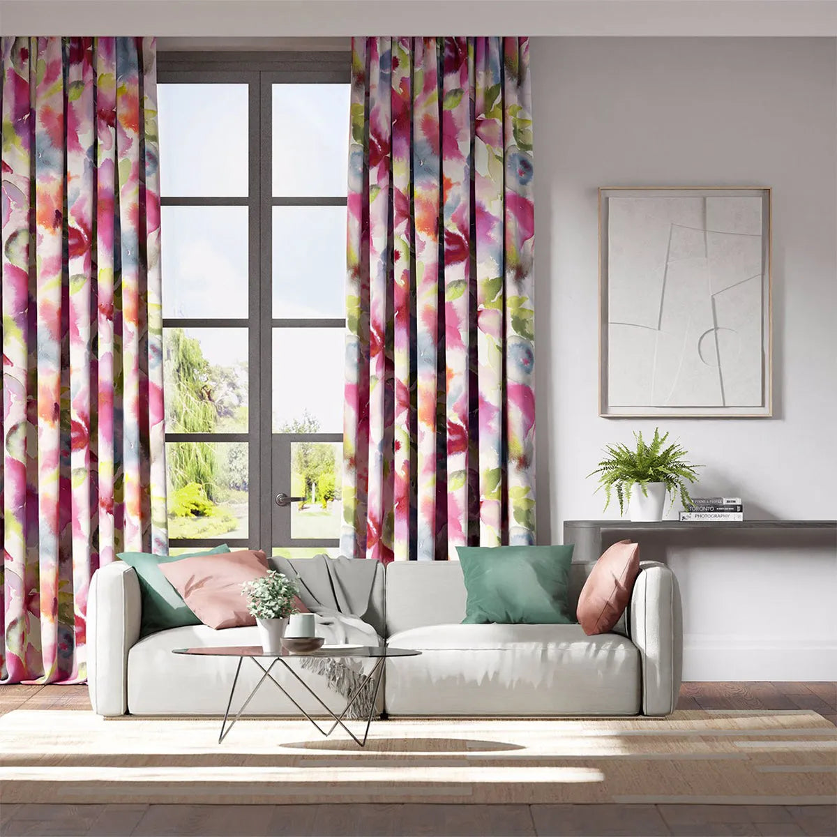 Flores Fabric - Harlequin