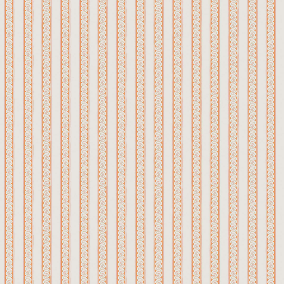 Scion Fondant Stripe fabric – Tangerine/Blush (1)