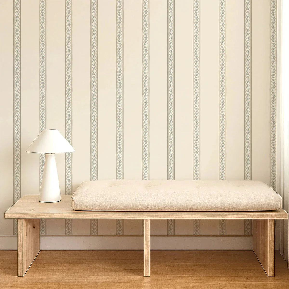 Fondant Stripe Wallpaper - Scion
