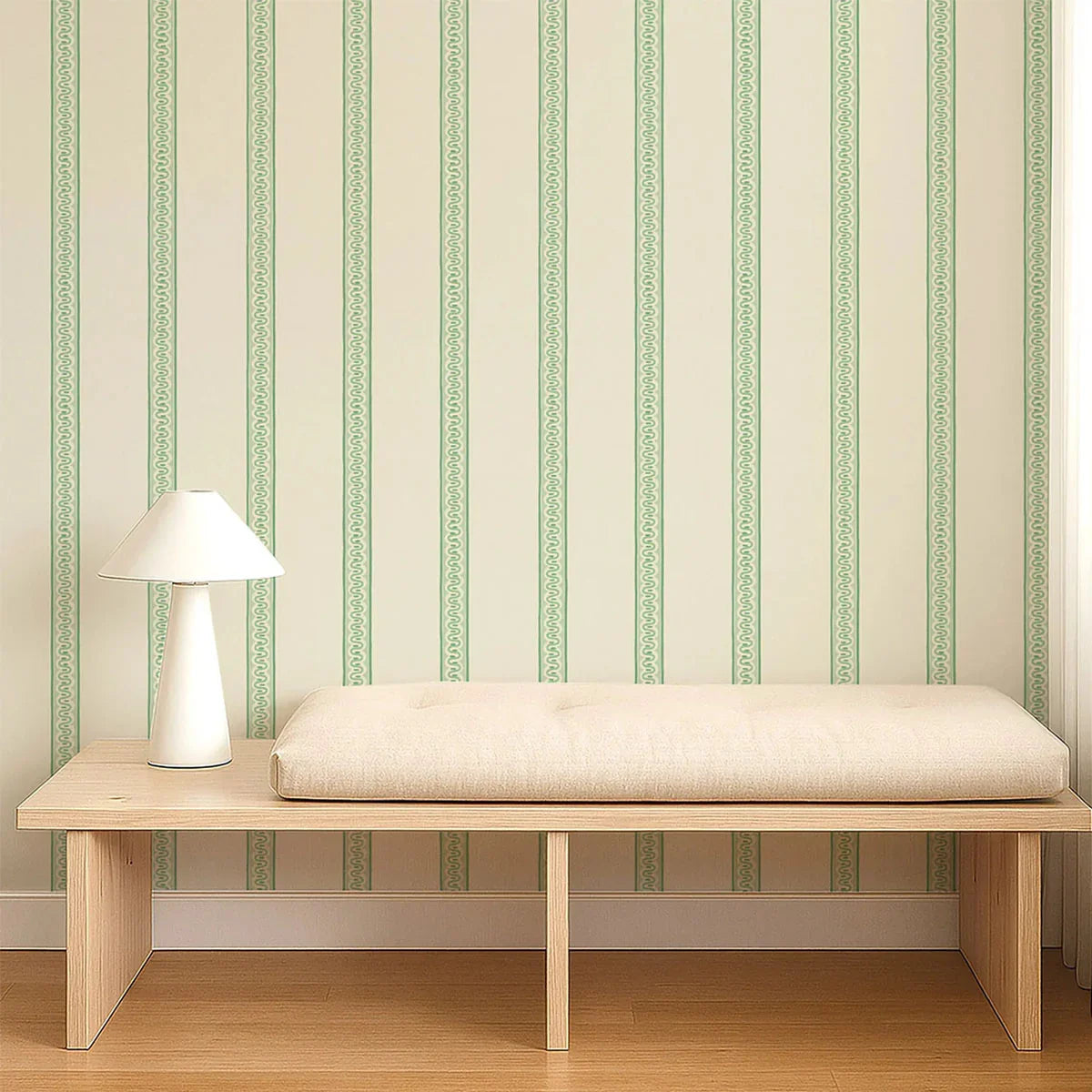 Fondant Stripe Wallpaper - Scion