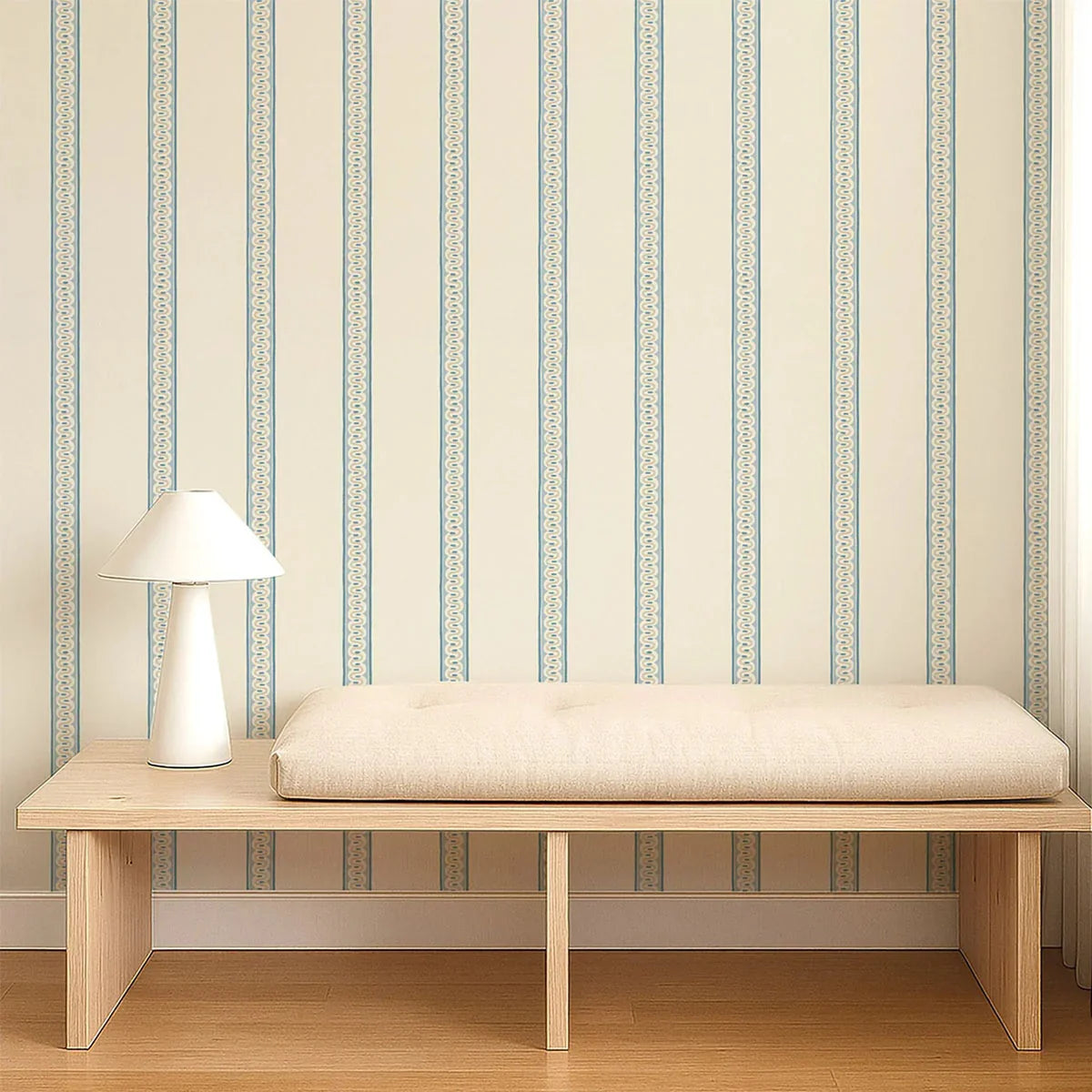 Fondant Stripe Wallpaper - Scion