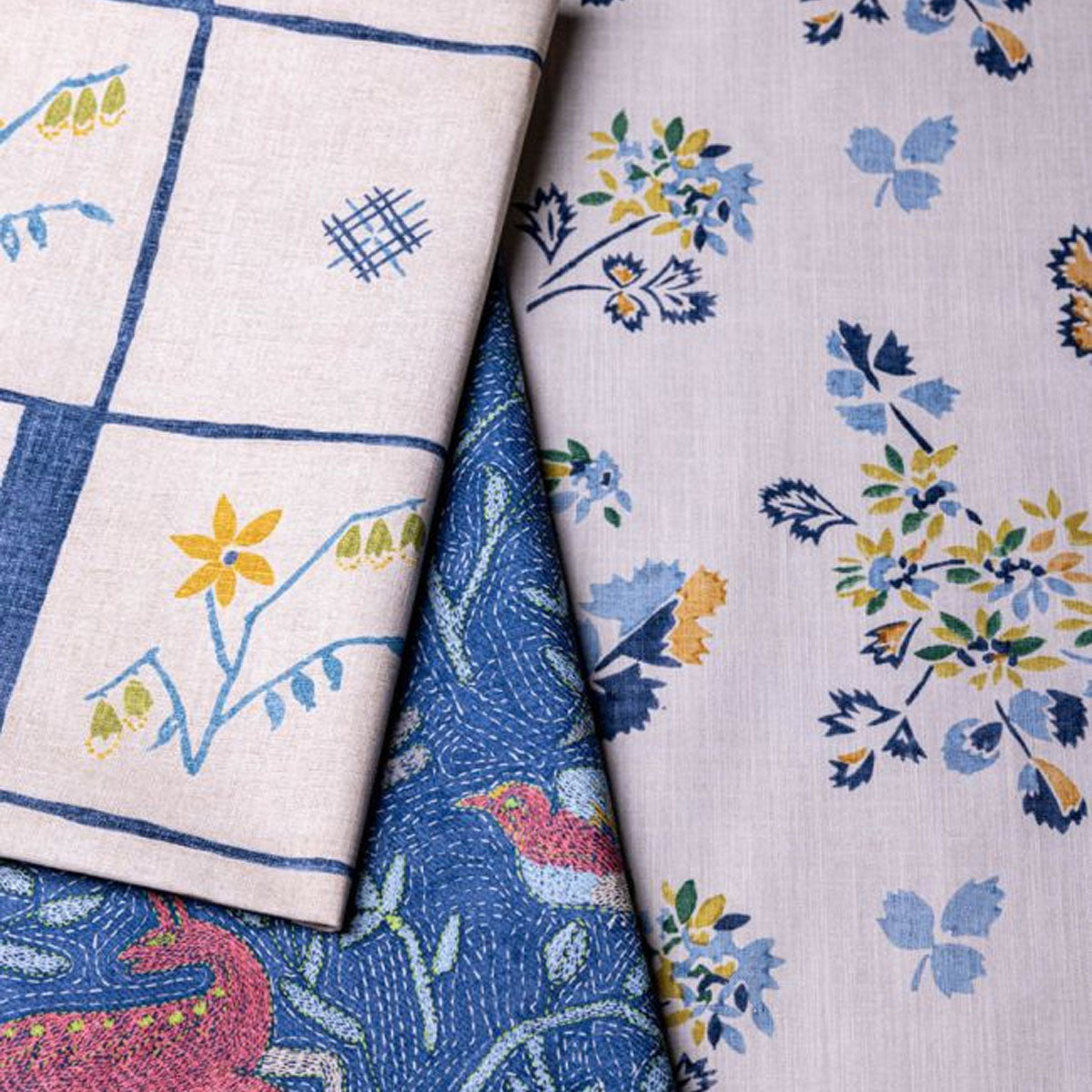 Forest Flower Fabric - GP&J Baker X Kit Kemp
